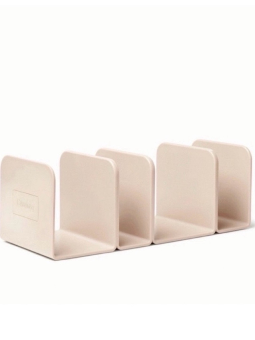 Caraway Beige Magnetic Pot Storage Organizer - set of THREE